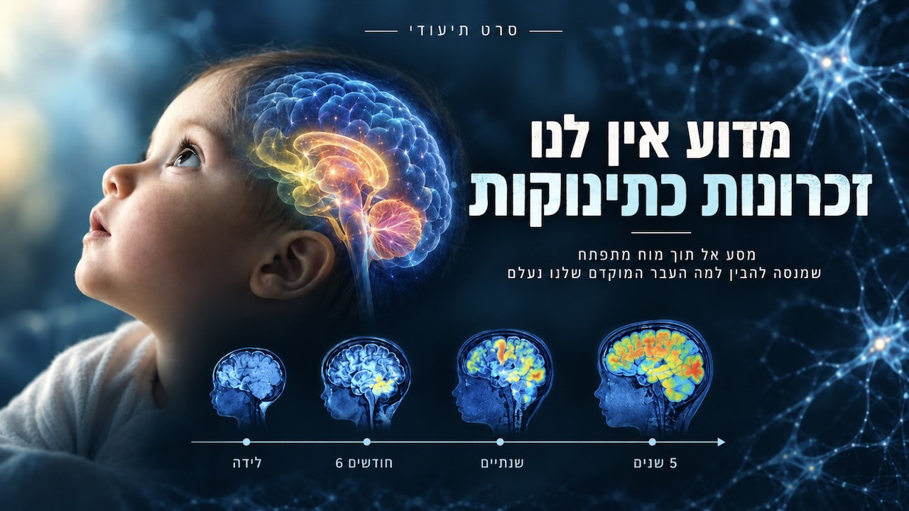 צפייה בסרט המלא מדוע אין לנו זכרונות כתינוקות? - צפייה בטריילר
