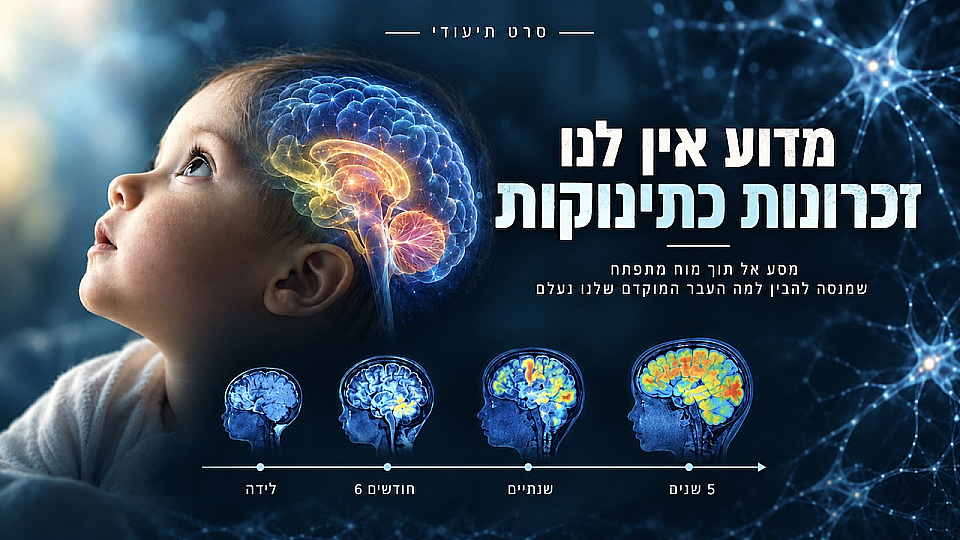 צפייה בסרט המלא מדוע אין לנו זכרונות כתינוקות? - צפייה בטריילר